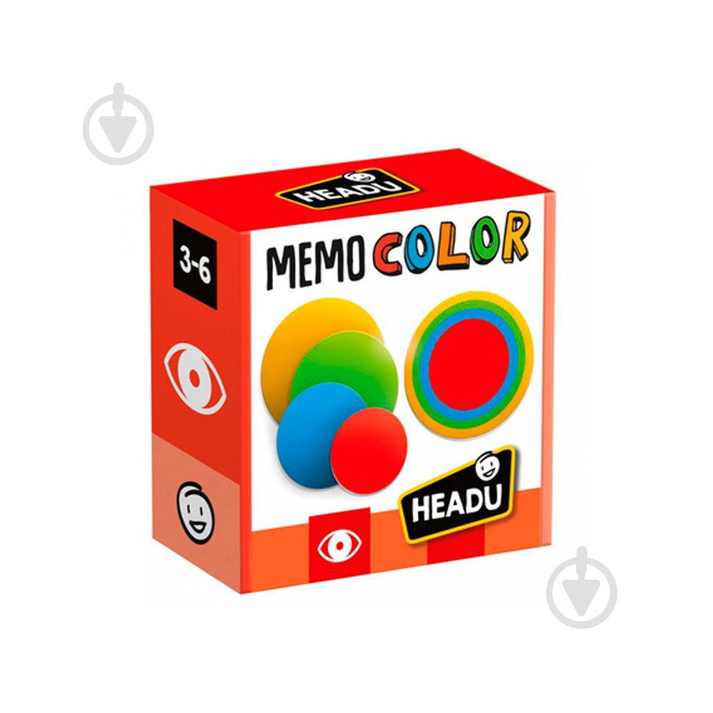 Игра настольная Headu Мемо Цвета MU51289 - фото 1 Игра настольная Headu Мемо Цвета MU51289 - фото 1
