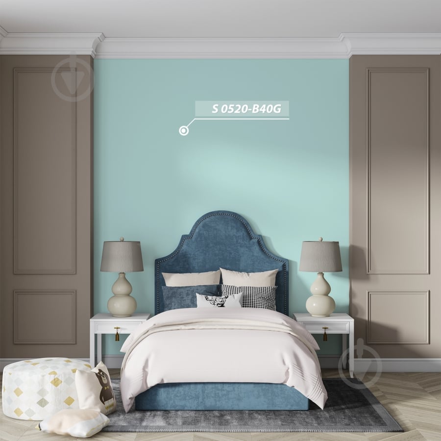 Фарба акрилова Feidal Wandfarbe "S" мат білий 10 л - фото 11