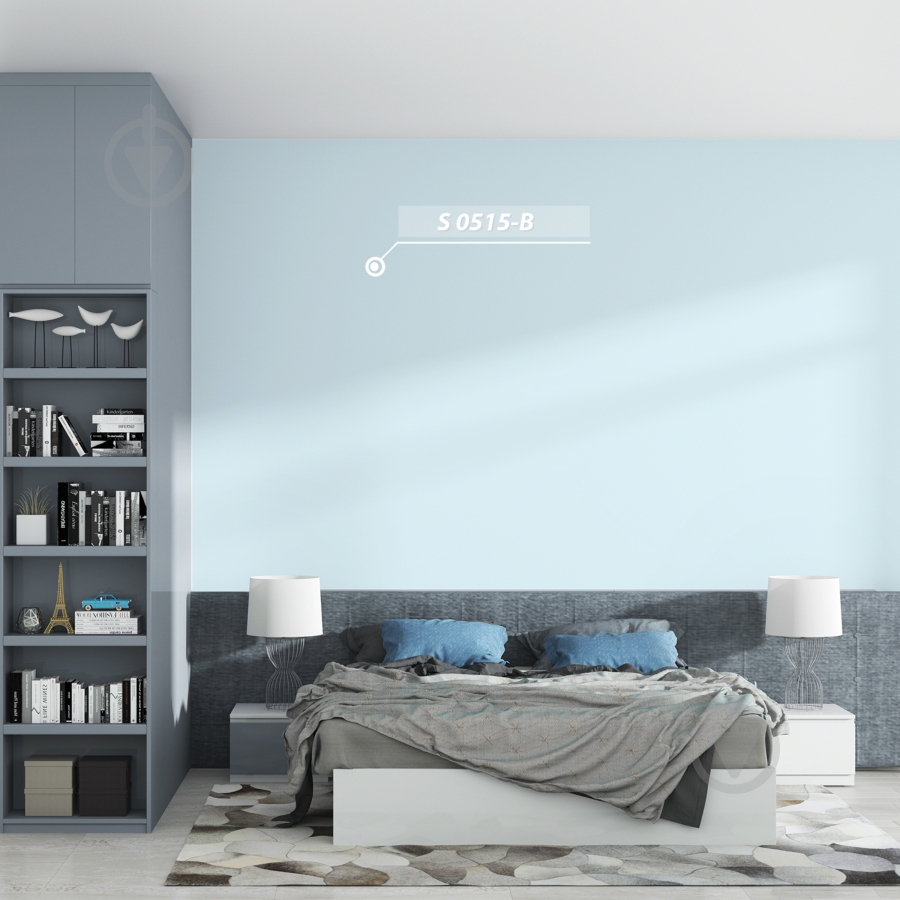 Фарба акрилова Feidal Wandfarbe "S" мат білий 10 л - фото 13