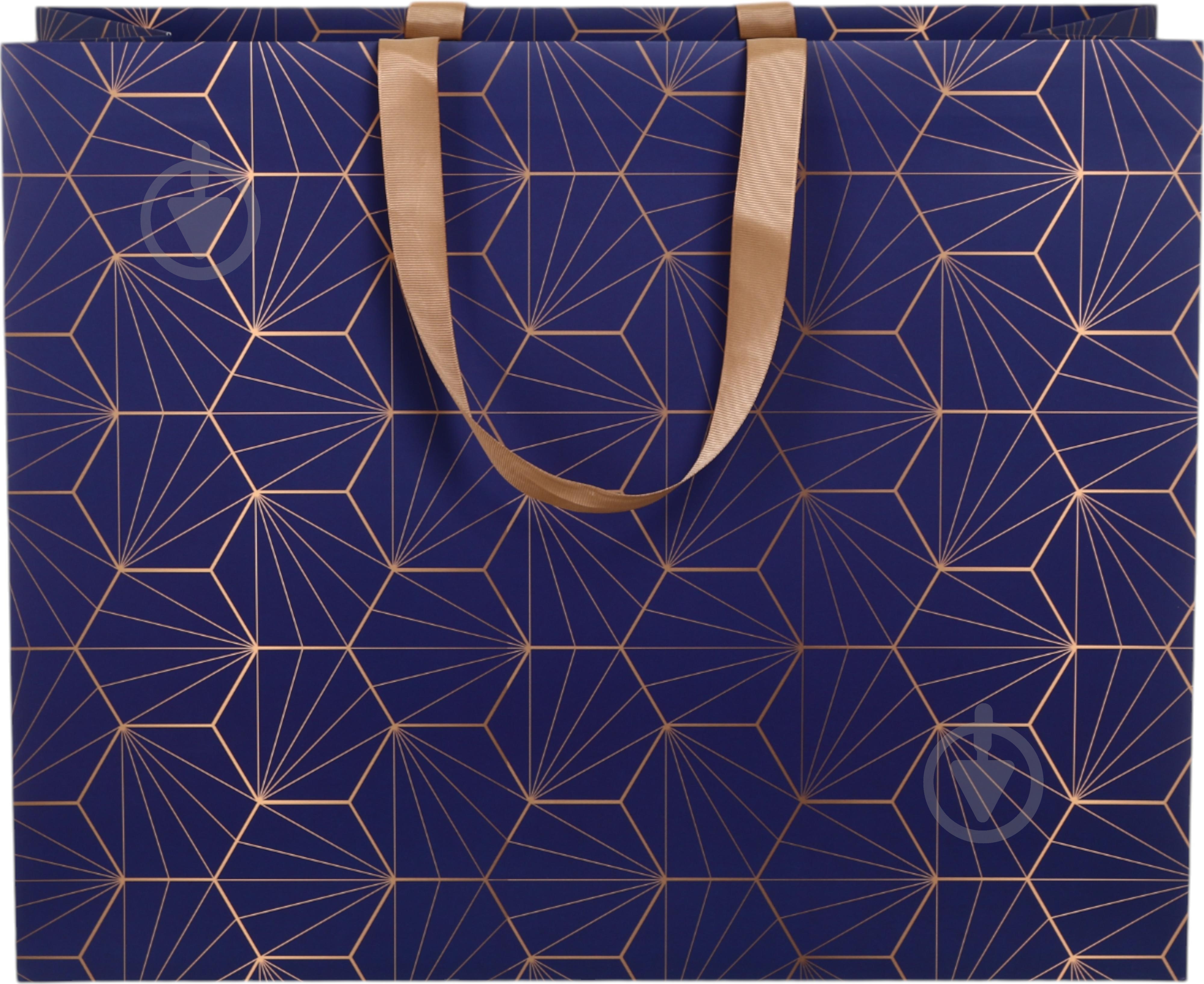 Пакет подарочный ночная симметрия 03 40х50х20 см - фото 4 Пакет подарочный ночная симметрия 03 40х50х20 см - фото 4