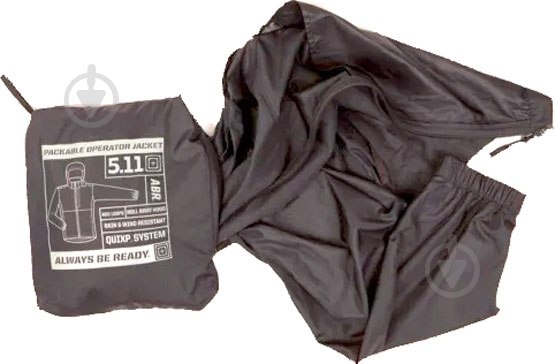 Куртка чоловіча демісезонна 5.11 Tactical PACKABLE OPERATOR JACKET р.L чорна - фото 9