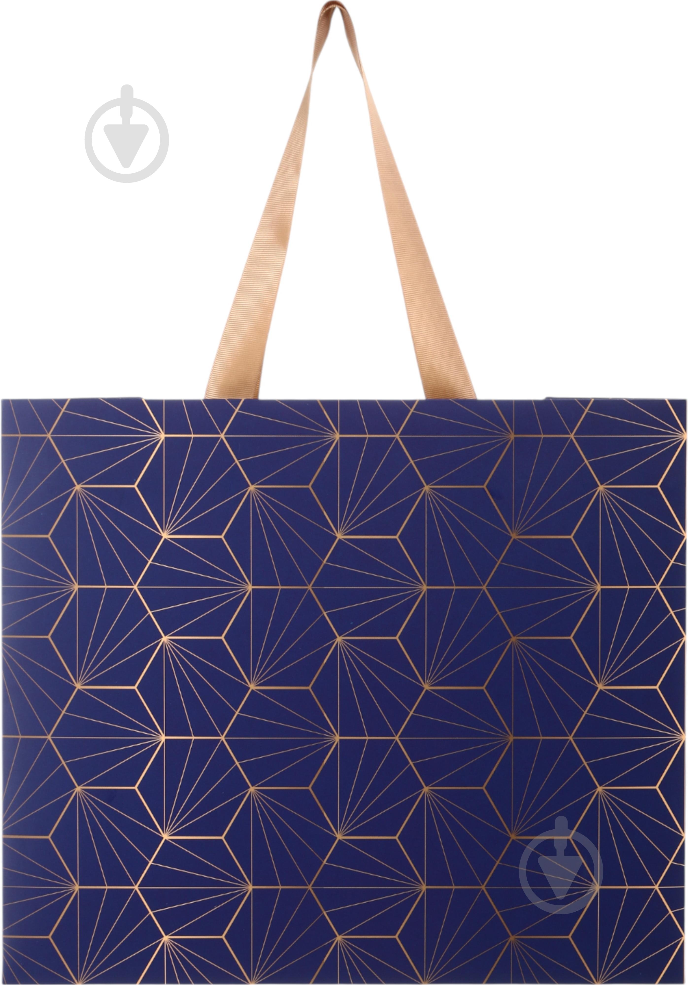 Пакет подарочный ночная симметрия 03 30х35х15 см - фото 3 Пакет подарочный ночная симметрия 03 30х35х15 см - фото 3