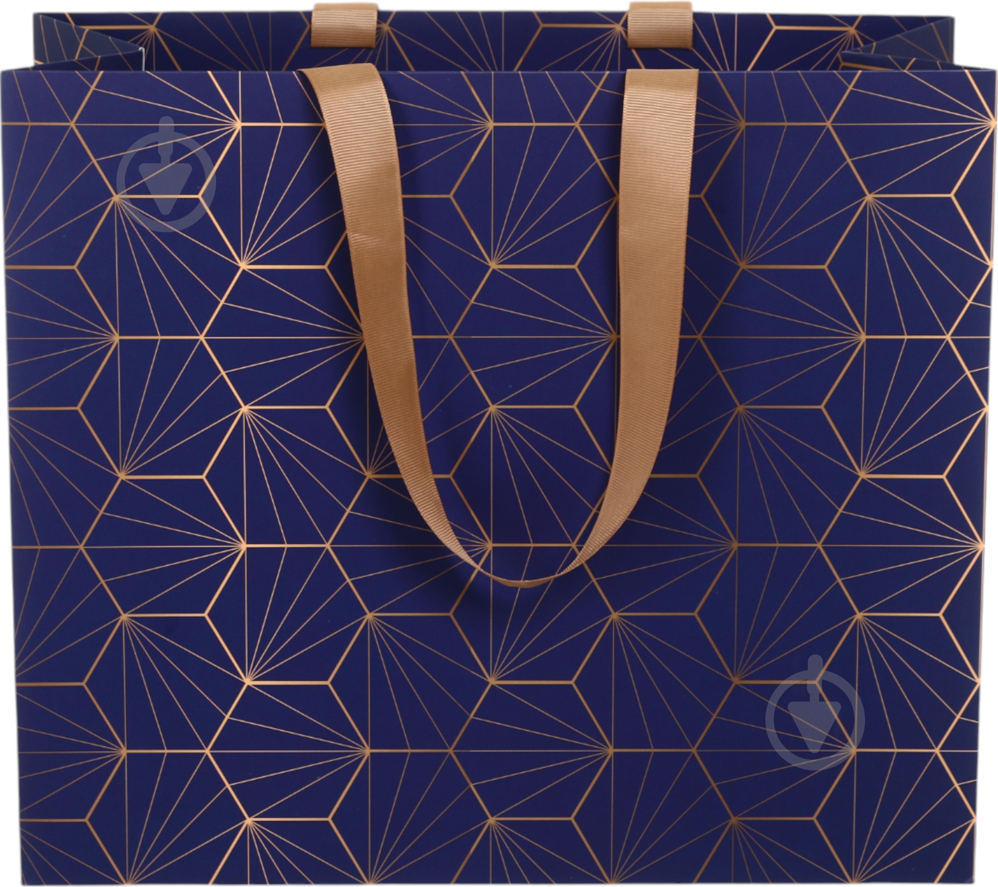 Пакет подарочный ночная симметрия 03 30х35х15 см - фото 4 Пакет подарочный ночная симметрия 03 30х35х15 см - фото 4