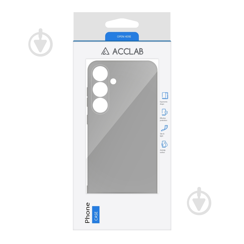 Чехол Acclab Silicone Case для Samsung Galaxy S24 Plus серый - фото 2