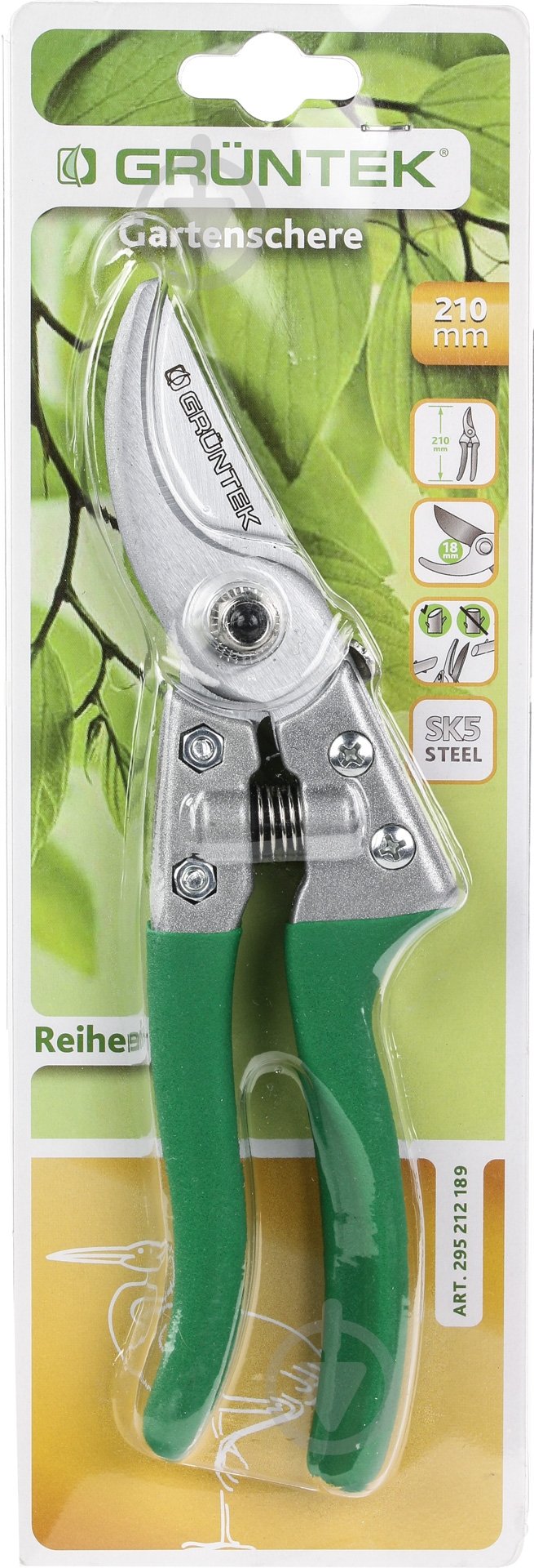 Секатор Gruntek Reiher 210 мм (295212189) - фото 3