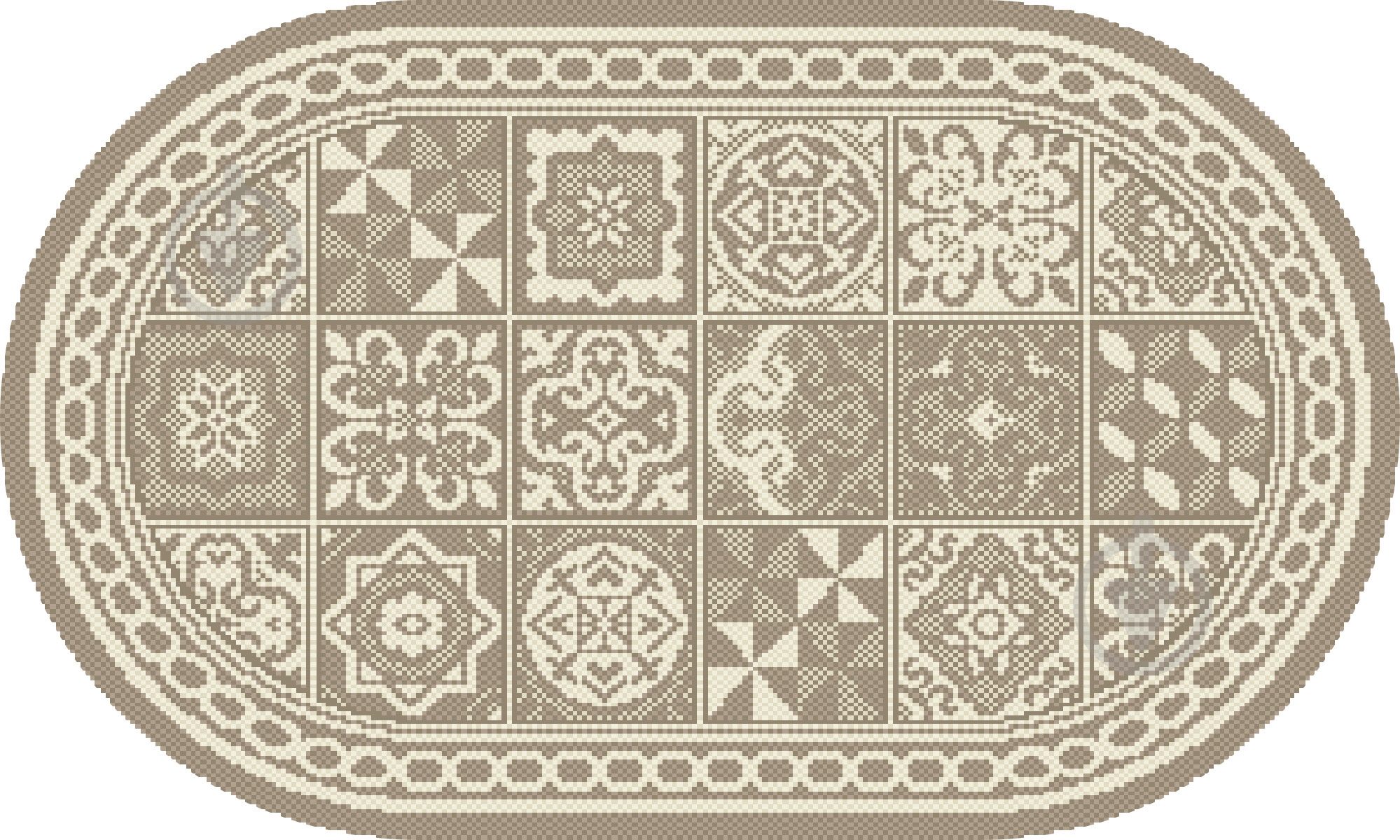 Ковер Karat Carpet Flex 0.60x1.00 (19632/111) О - фото 1
