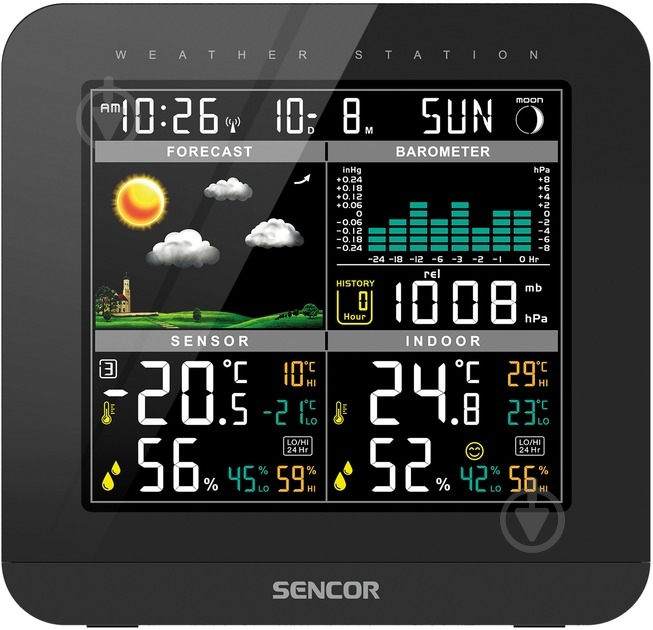 Метеостанція Sencor SWS5800 - фото 2