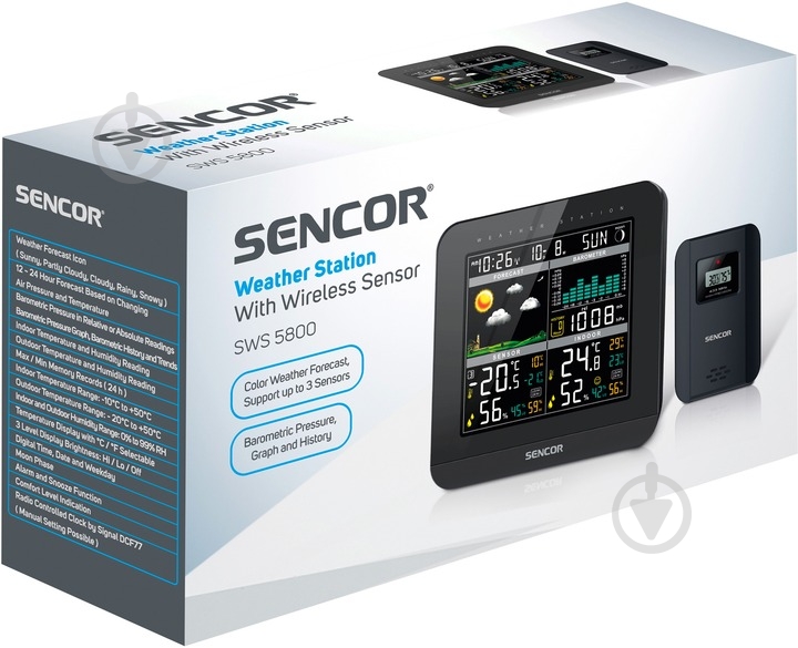 Метеостанція Sencor SWS5800 - фото 6