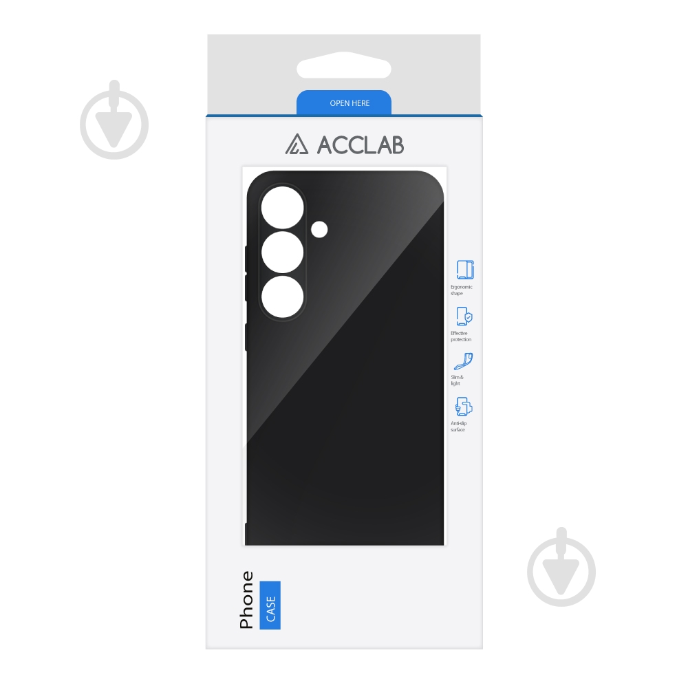 Чехол Acclab Silicone Case для Samsung Galaxy S24 Plus черный - фото 2