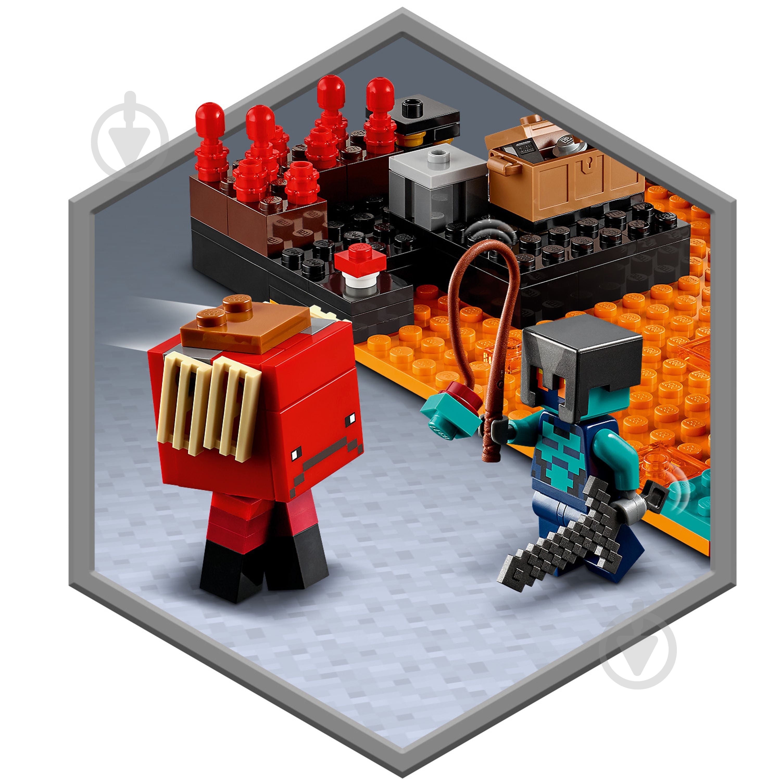 Конструктор LEGO Minecraft Бастион Нижнего мира 21185 - фото 9