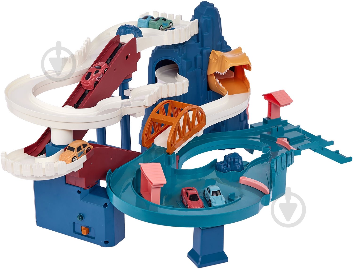Игровой набор ZIPP Toys Dino автотрек-серпантин электрический (6 машинок) 532.01.25 - фото 5