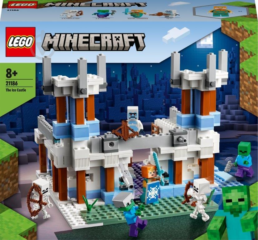 Конструктор LEGO Minecraft Крижаний замок 21186 - фото 1