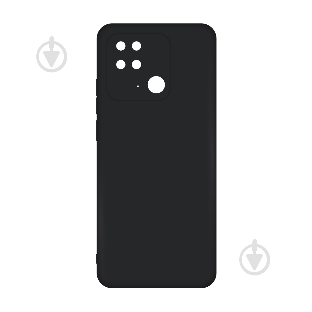 Чехол Acclab Silicone Case черный для Xiaomi Redmi 10C - фото 1