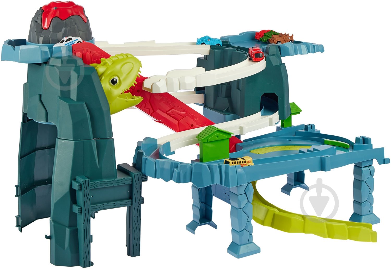 Игровой набор ZIPP Toys Dino автотрек-вулкан электрический (8 машинок) 532.01.28 - фото 5
