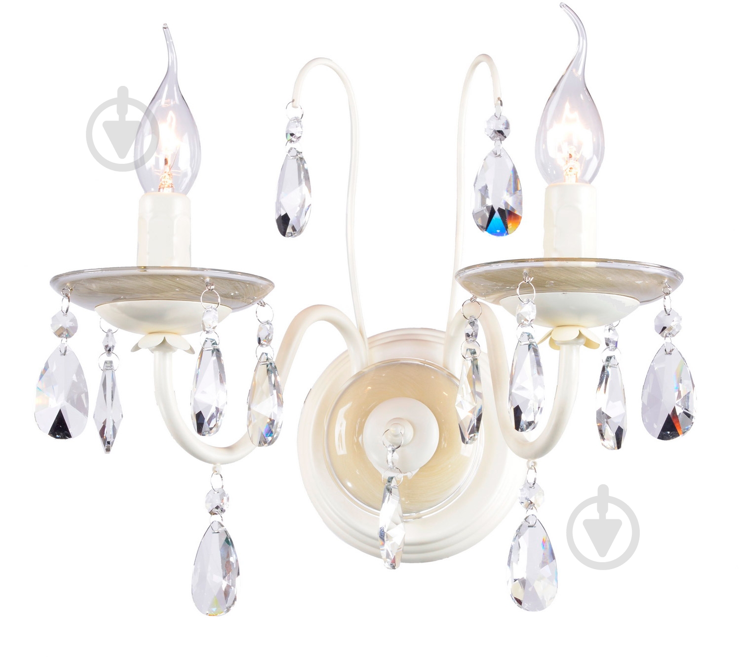 Бра Victoria Lighting 2x40 Вт E14 бежевый Esmeralda/AP2 - фото 1