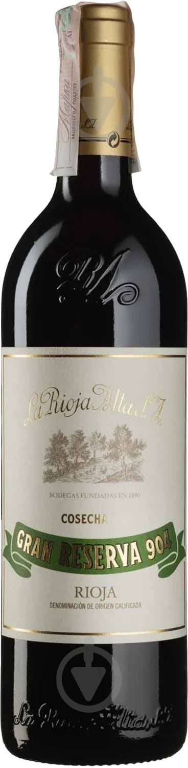 Вино La Rioja Alta Gran Reserva 904 2015 0,75 л - фото 1