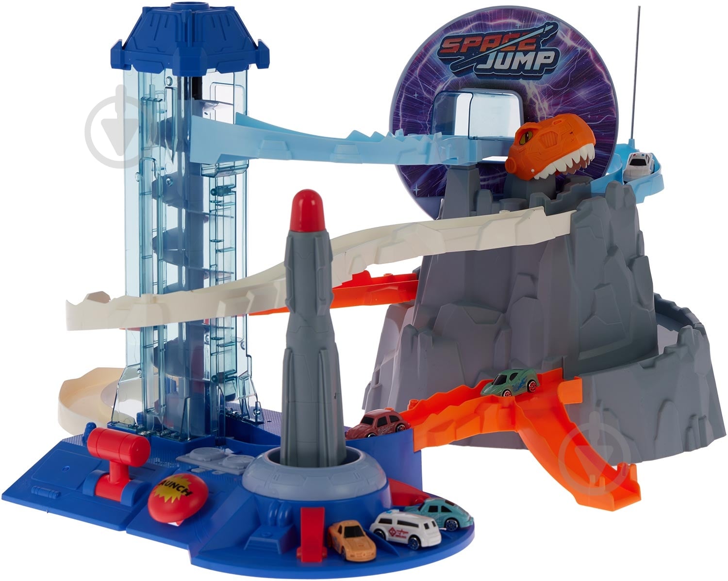 エレクトロン セット ᐉ Ігровий набір ZIPP Toys Dino автотрек-ракета електричний (6