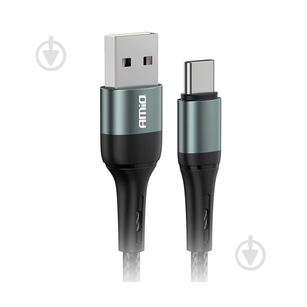 Кабель AMiO FullLINK USB-A/USB-C 3A 200 см (03912) - фото 1 Кабель AMiO FullLINK USB-A/USB-C 3A 200 см (03912) - фото 1