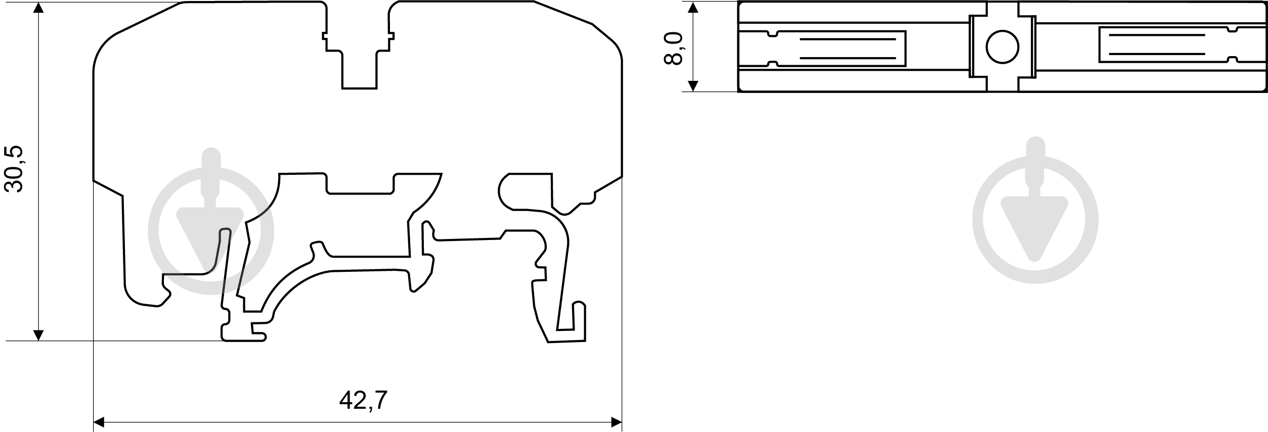 Клема Аско-Укрем PCT-211 сірий A0130010113 - фото 5