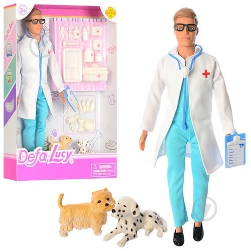 Кукла Defa врач аксессуары 8346В - фото 2
