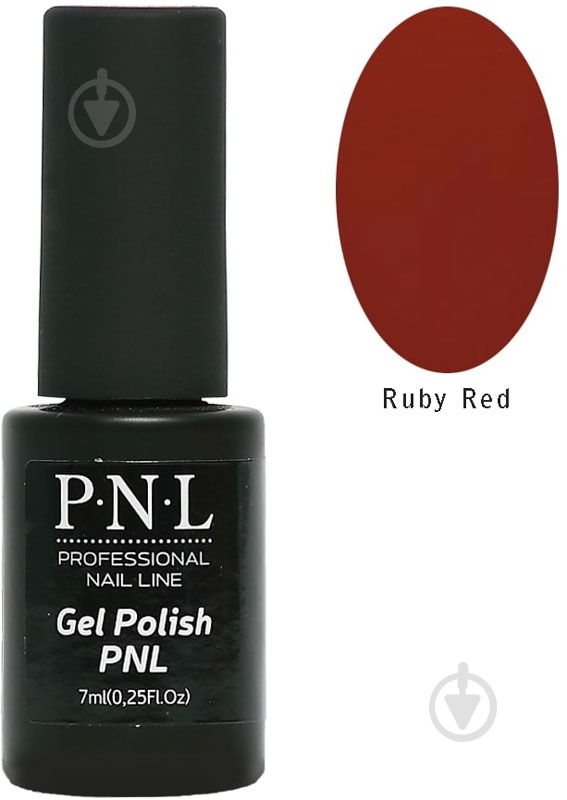 Гель-лак для нігтів P.N.L №012 Ruby Red 7 мл - фото 1