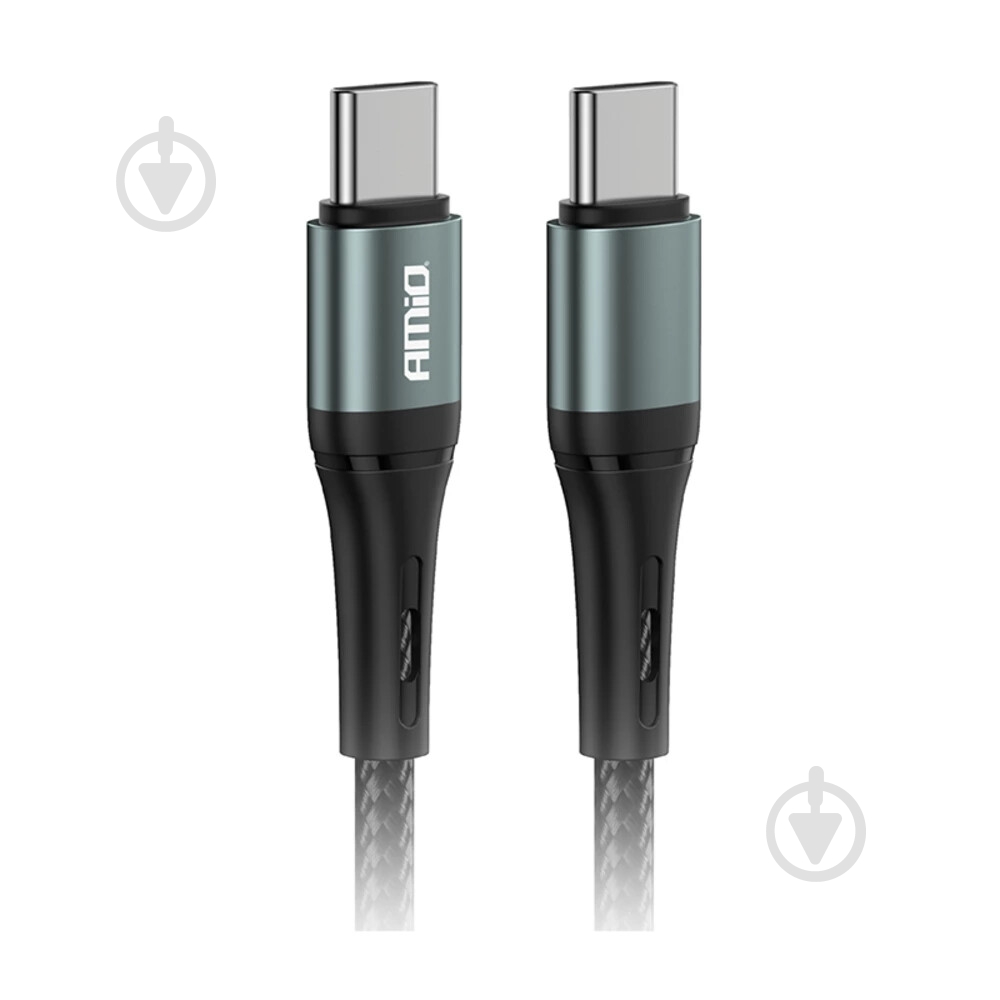Кабель AMiO FullLINK USB-C/USB-C 60W 100 см (03914) - фото 1 Кабель AMiO FullLINK USB-C/USB-C 60W 100 см (03914) - фото 1