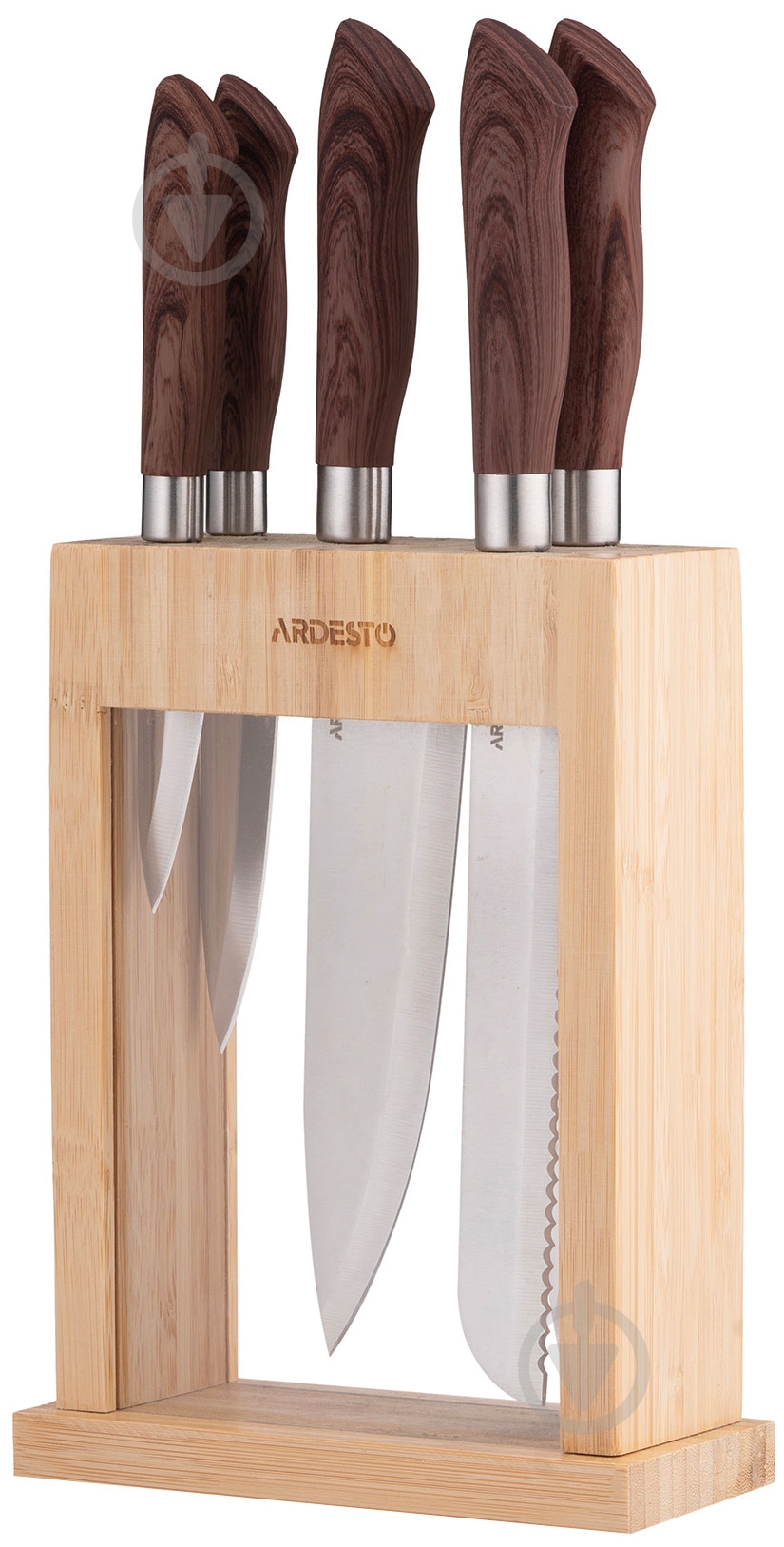 Набор ножей Ardesto Midori 6 предметов AR2105GR - фото 3 Набор ножей Ardesto Midori 6 предметов AR2105GR - фото 3