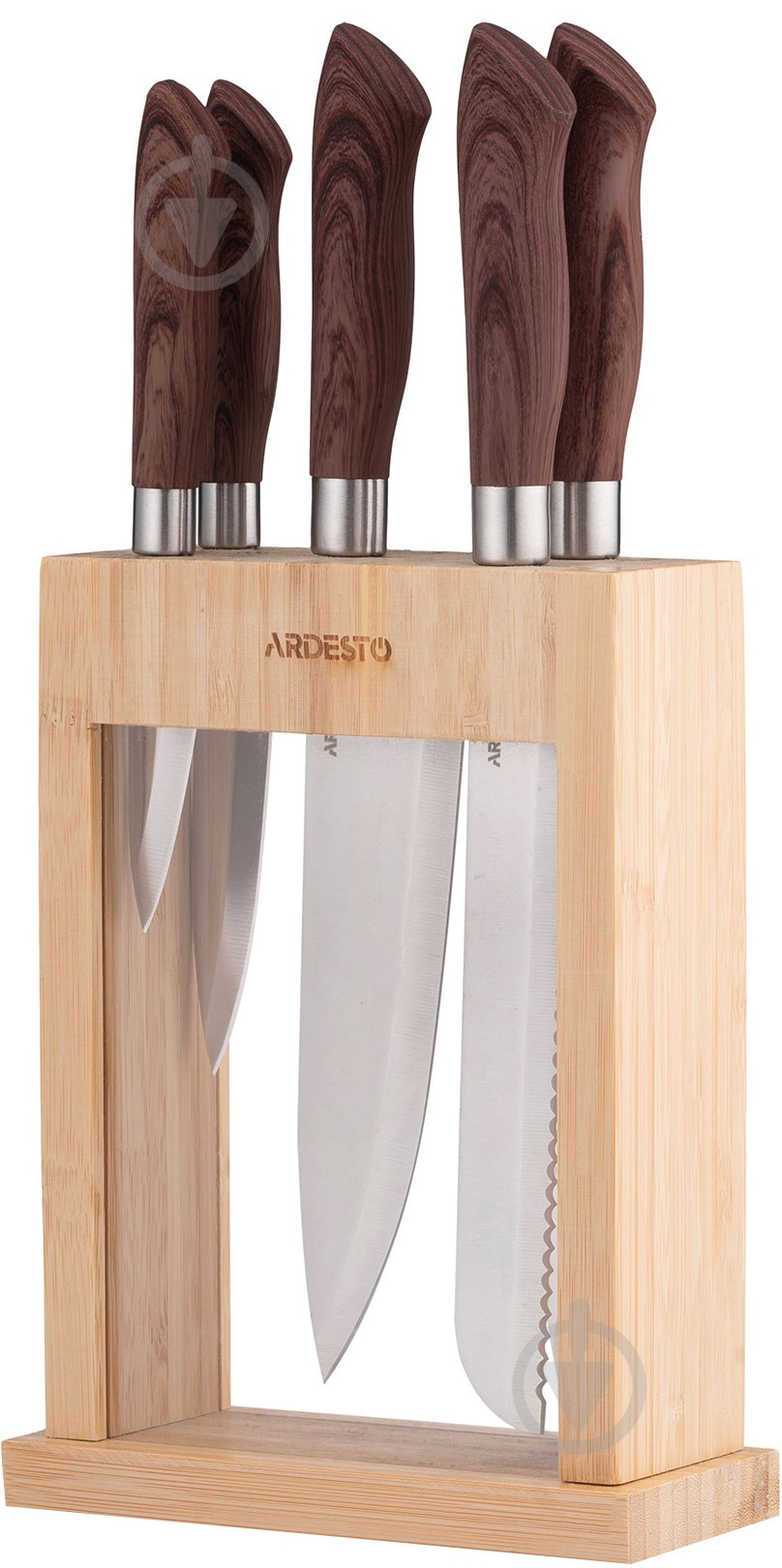 Набор ножей Ardesto Midori 6 предметов AR2105GR - фото 4 Набор ножей Ardesto Midori 6 предметов AR2105GR - фото 4