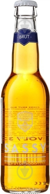 Сидр Sassy Brut 0,33 л - фото 1