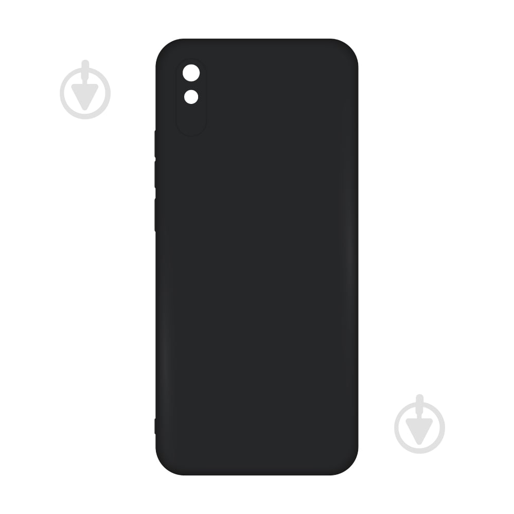 Чехол Acclab Silicone Case черный для Xiaomi Redmi 9A - фото 1
