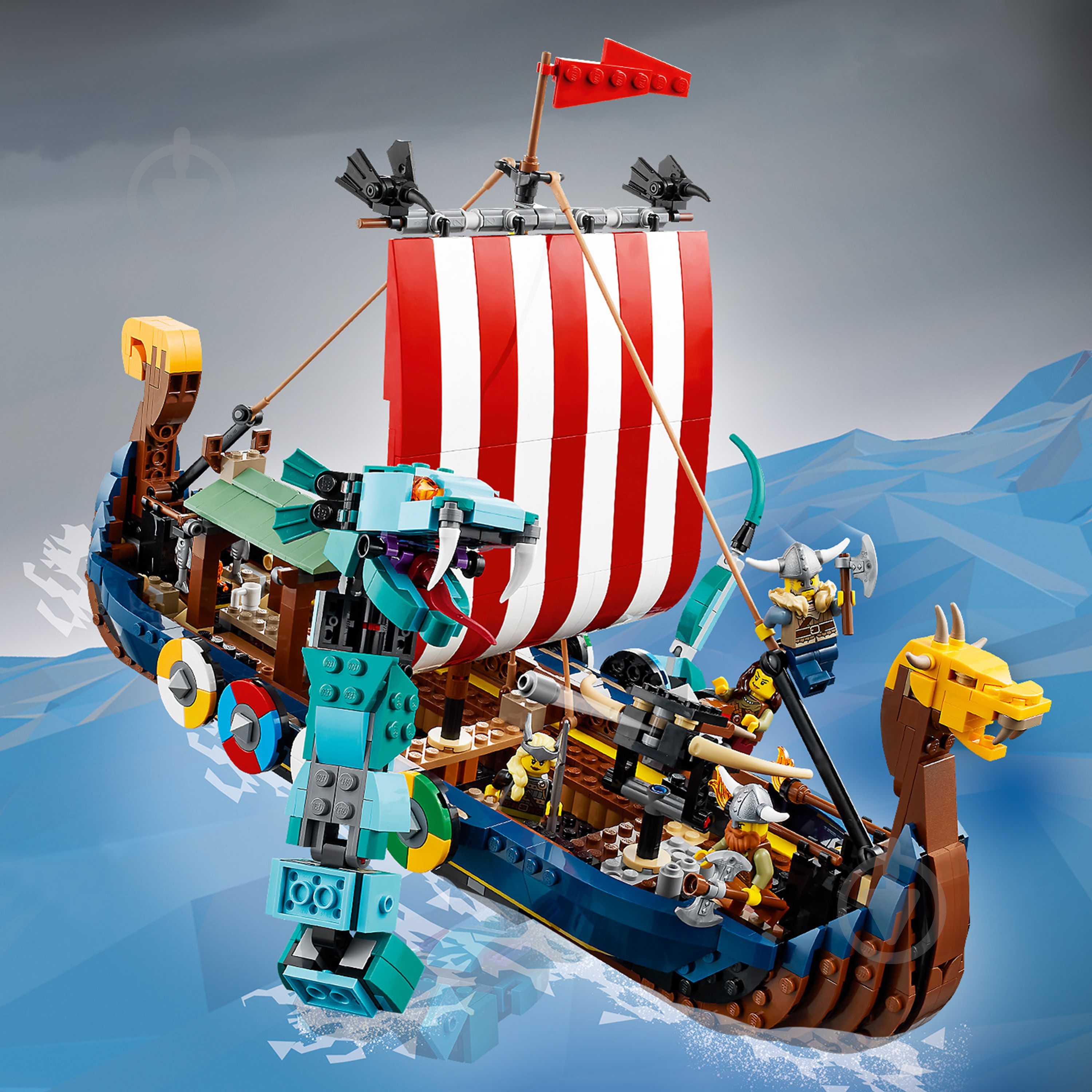 ᐉ Конструктор LEGO Creator Корабль викингов и Мидгардский