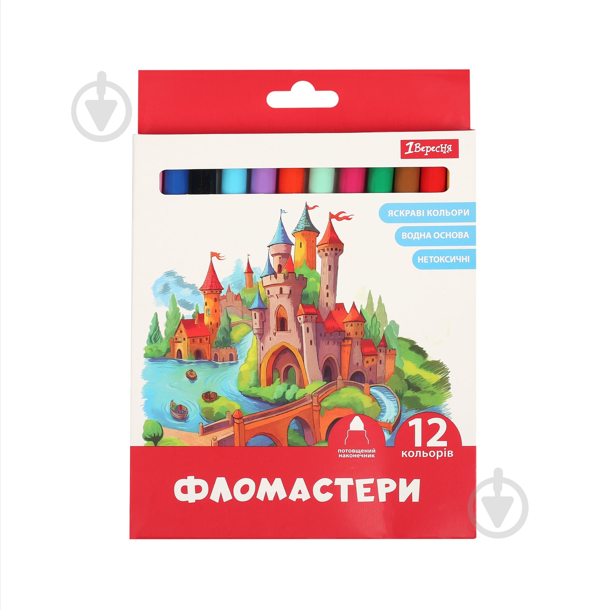Фломастеры Classic 12 цветов 650593 1 вересня - фото 1 Фломастеры Classic 12 цветов 650593 1 вересня - фото 1