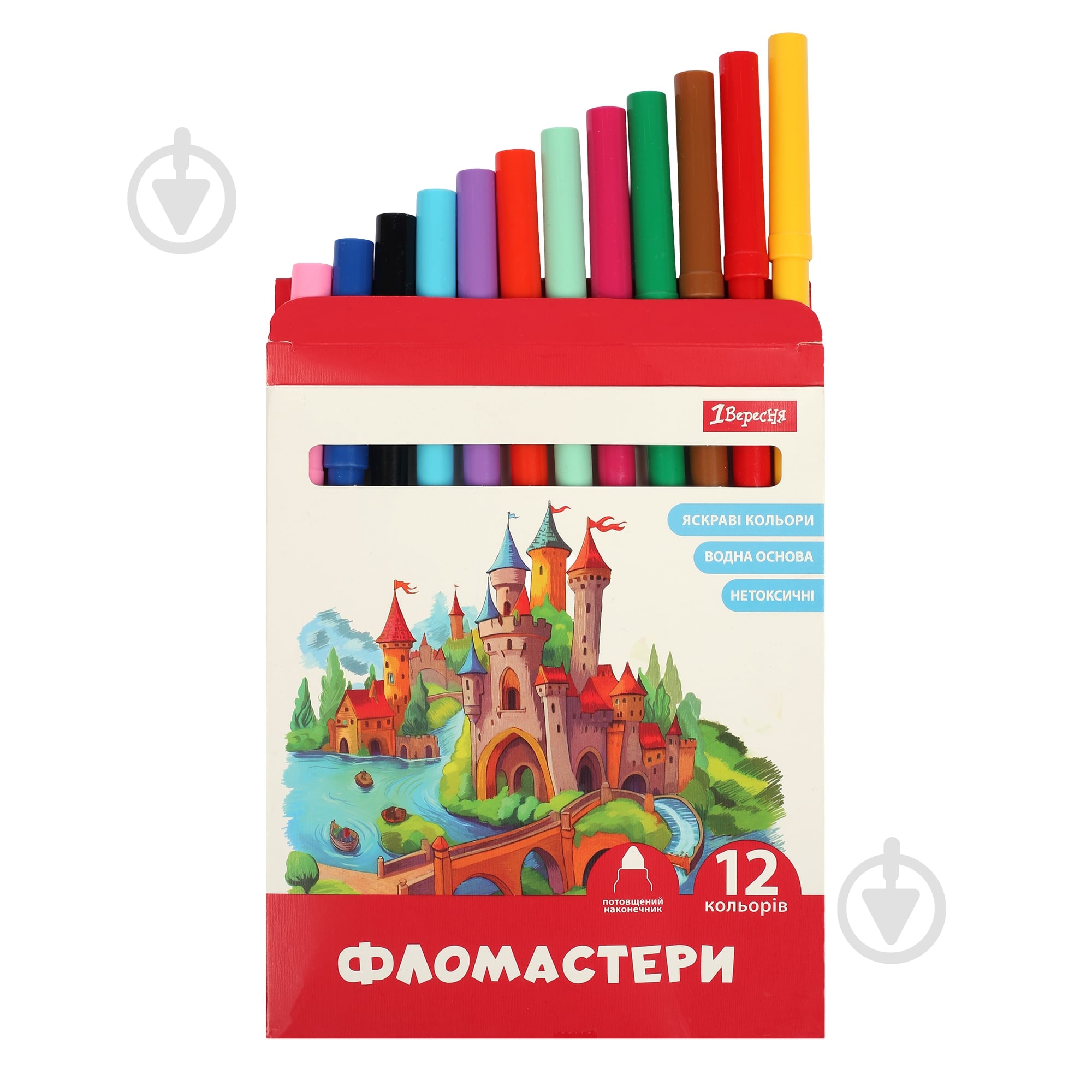 Фломастеры Classic 12 цветов 650593 1 вересня - фото 2 Фломастеры Classic 12 цветов 650593 1 вересня - фото 2