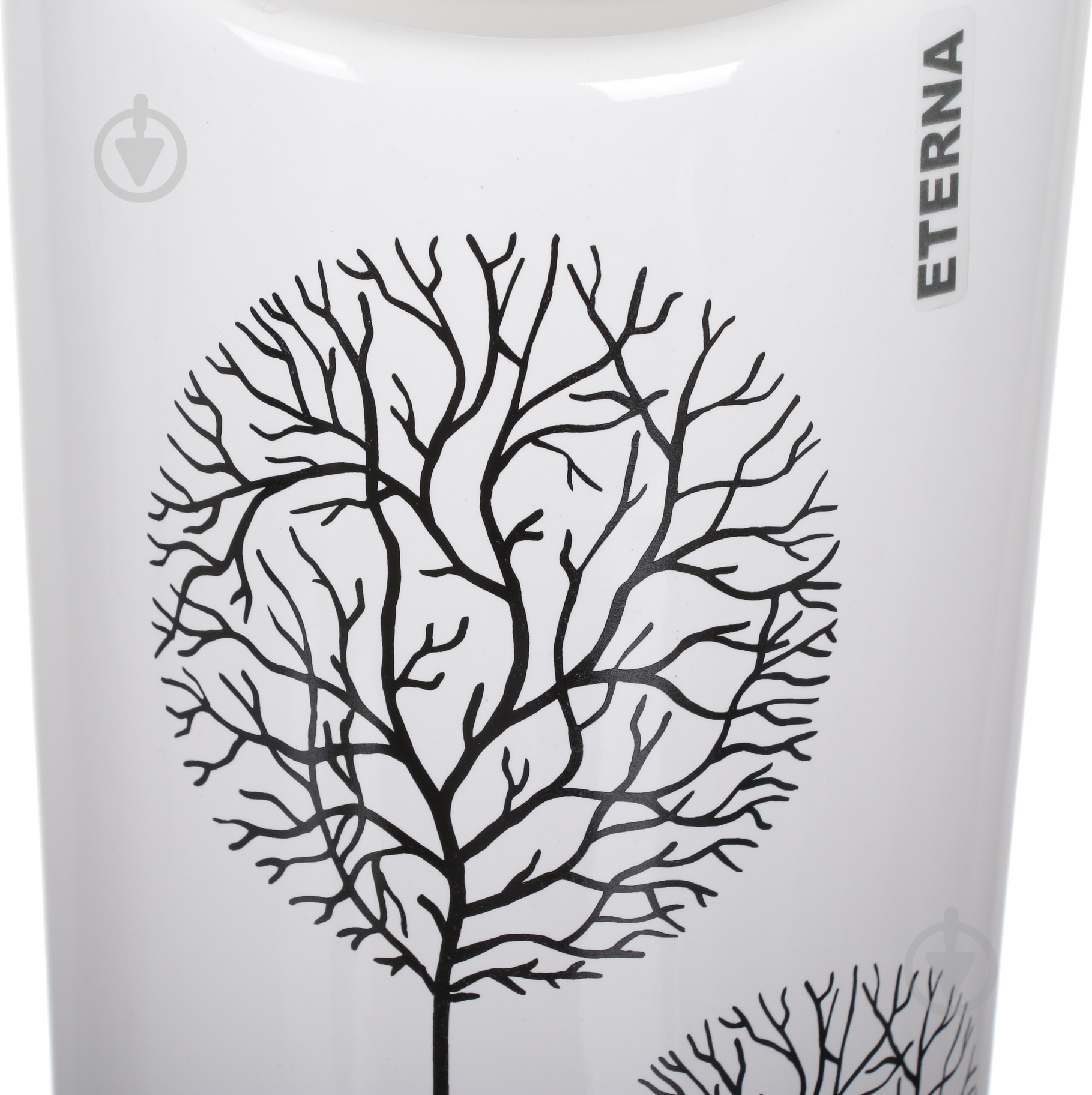 Ваза керамическая Eterna конус 39х15 см 39 см белая - фото 3