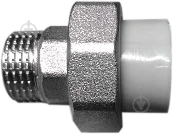 Американка зовнішня KAS ППР d20х1/2” - фото 1 Американка зовнішня KAS ППР d20х1/2” - фото 1