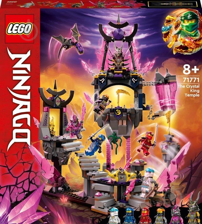 Конструктор LEGO NINJAGO Храм Кришталевого короля 71771 - фото 1 Конструктор LEGO NINJAGO Храм Кришталевого короля 71771 - фото 1
