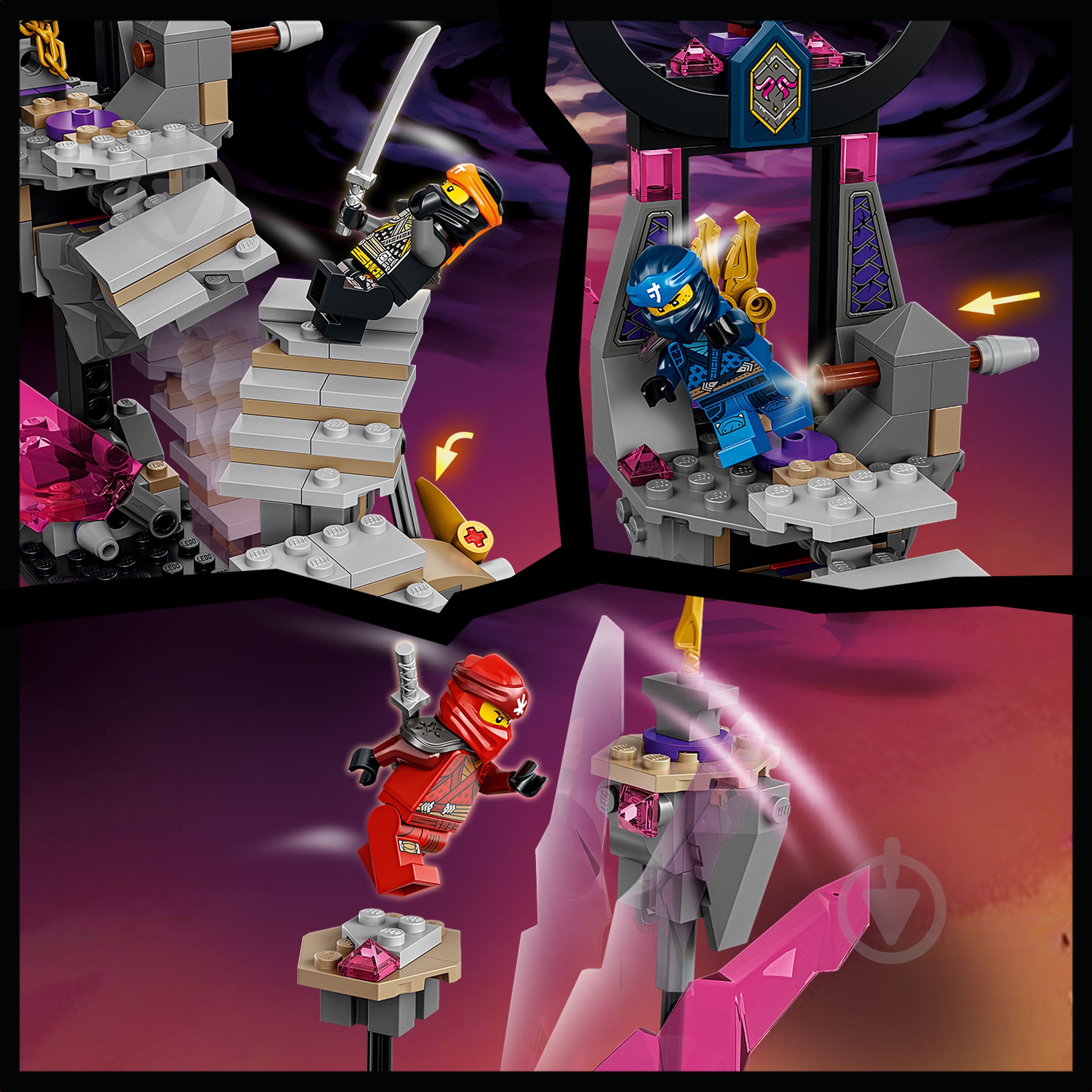 Конструктор LEGO NINJAGO Храм Кришталевого короля 71771 - фото 9 Конструктор LEGO NINJAGO Храм Кришталевого короля 71771 - фото 9