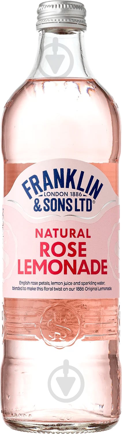 Безалкогольный напиток Franklin & Sons Лимонад из розы 0,5 л - фото 1