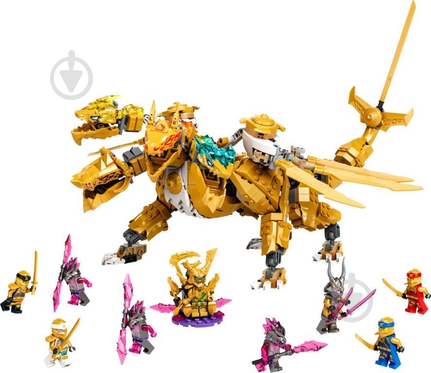 Конструктор LEGO NINJAGO Золотой ультрадракон Ллойда 71774 - фото 3 Конструктор LEGO NINJAGO Золотой ультрадракон Ллойда 71774 - фото 3
