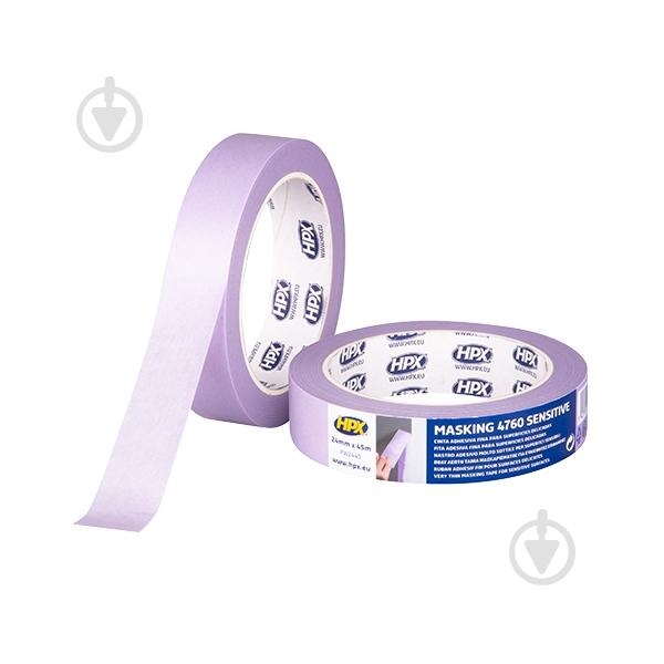 Лента малярная HPX 4760 Sensitive 24 мм x 45 м - фото 1 Лента малярная HPX 4760 Sensitive 24 мм x 45 м - фото 1