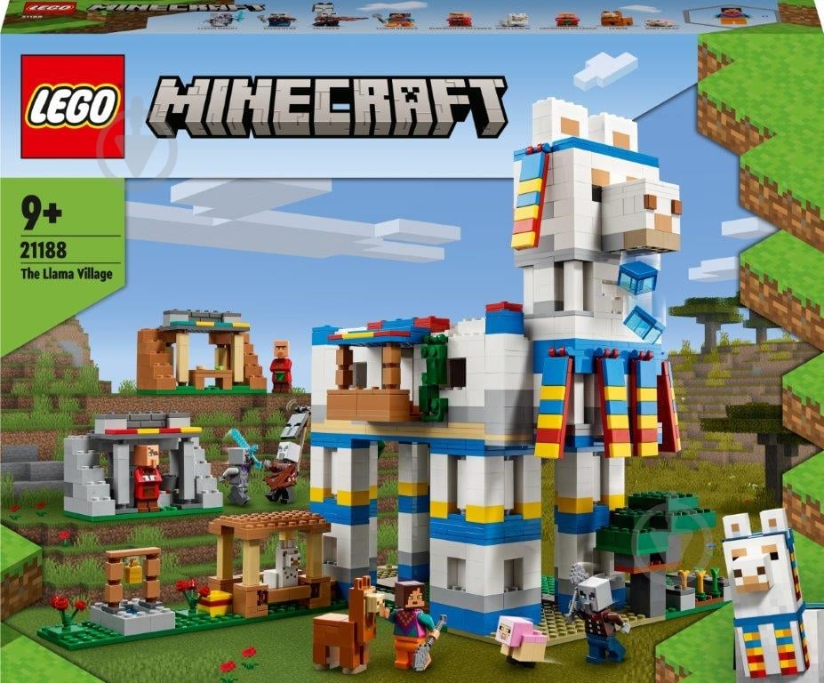 Конструктор LEGO Minecraft Деревня лам 21188 - фото 1 Конструктор LEGO Minecraft Деревня лам 21188 - фото 1