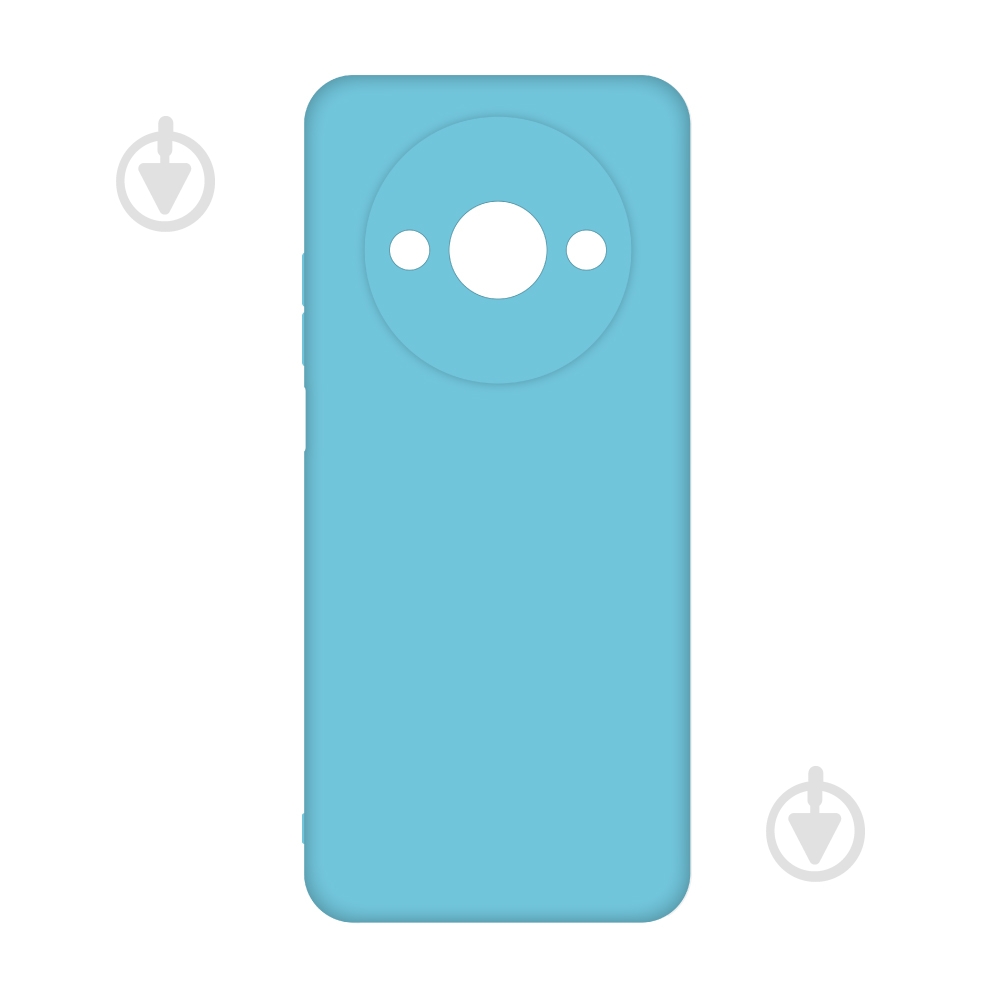 Чехол Acclab Silicone Case голубой для Xiaomi Redmi A3 - фото 1