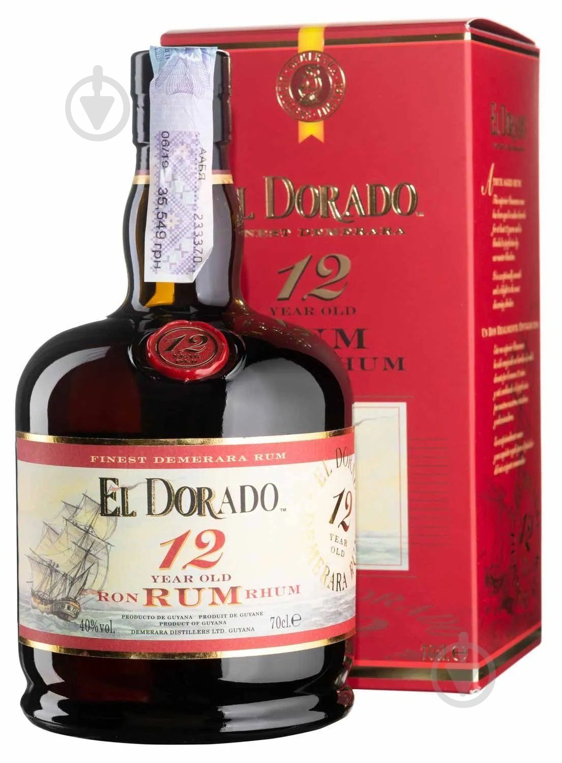 Ром El Dorado 12 yo 0,7 л - фото 1 Ром El Dorado 12 yo 0,7 л - фото 1
