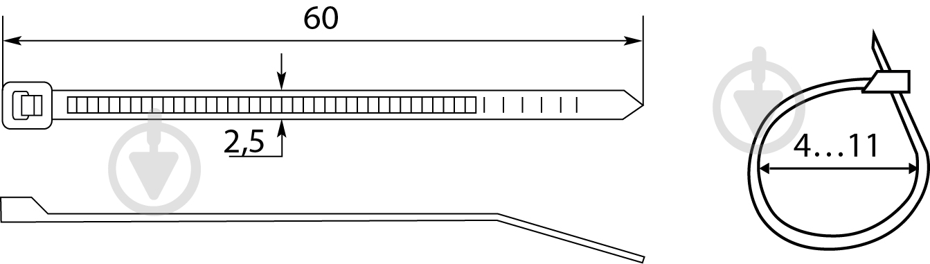 Стяжка Аско-Укрем CHS 60х3 белый - фото 5