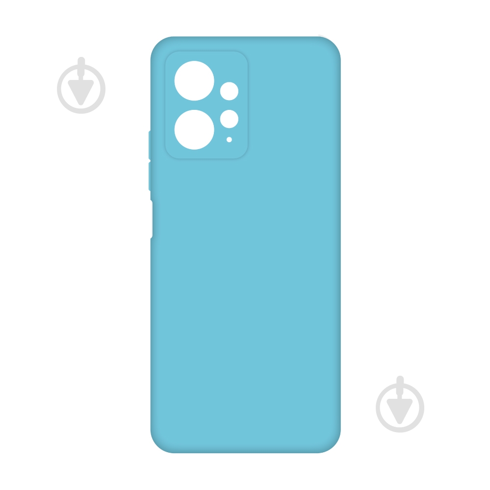 Чехол Acclab Silicone Case голубой для Xiaomi Redmi Note 12 - фото 1