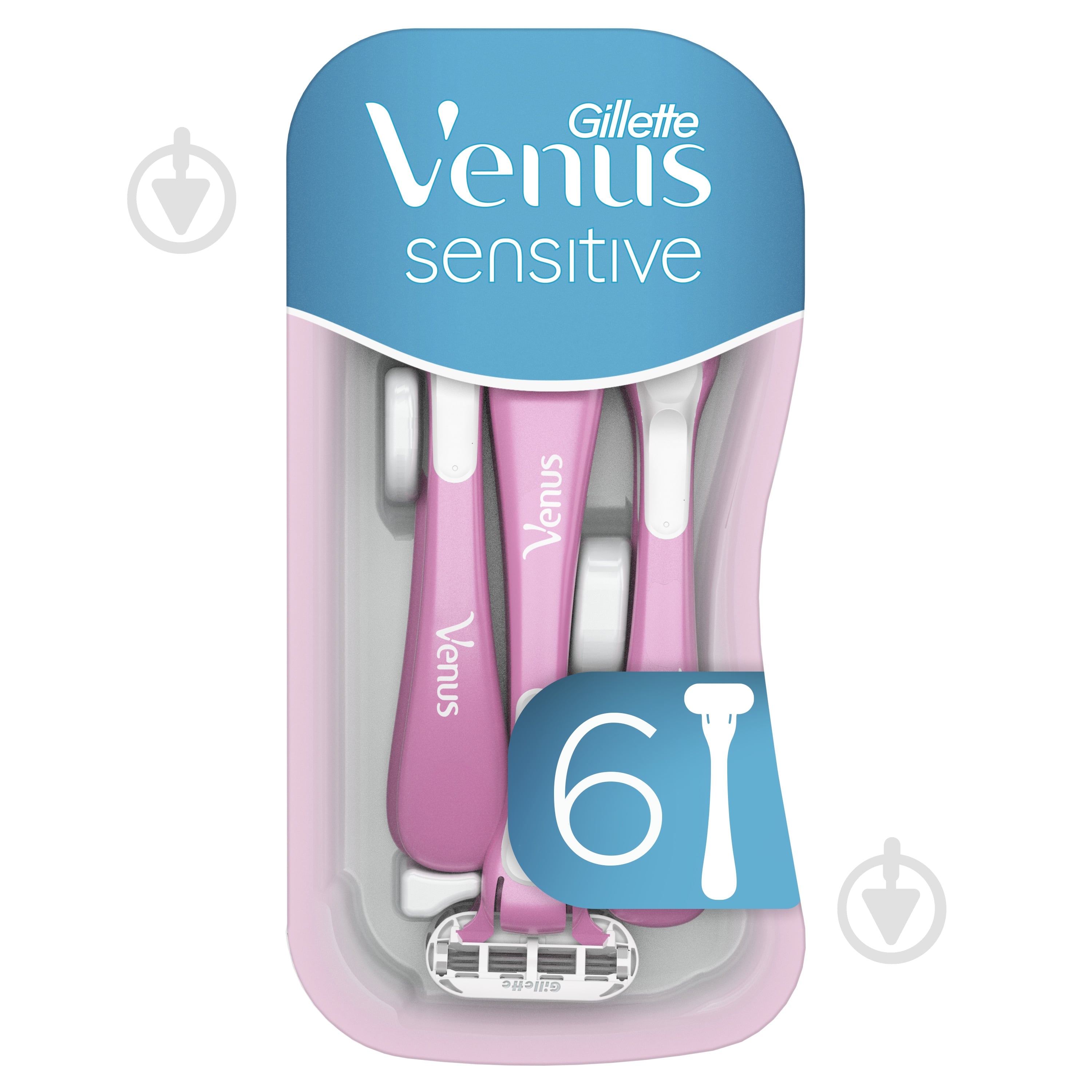 Станки одноразові Gillette Venus Sensitive 6 шт. - фото 1