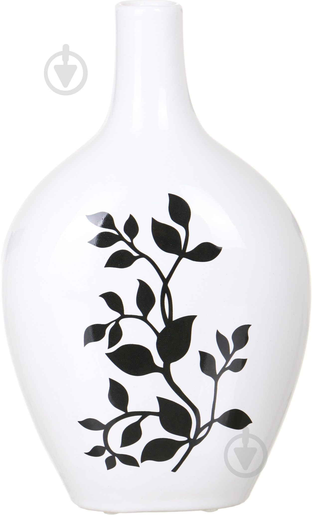 Статуэтка Eterna 2101 25х8х15 см белый с черным - фото 1