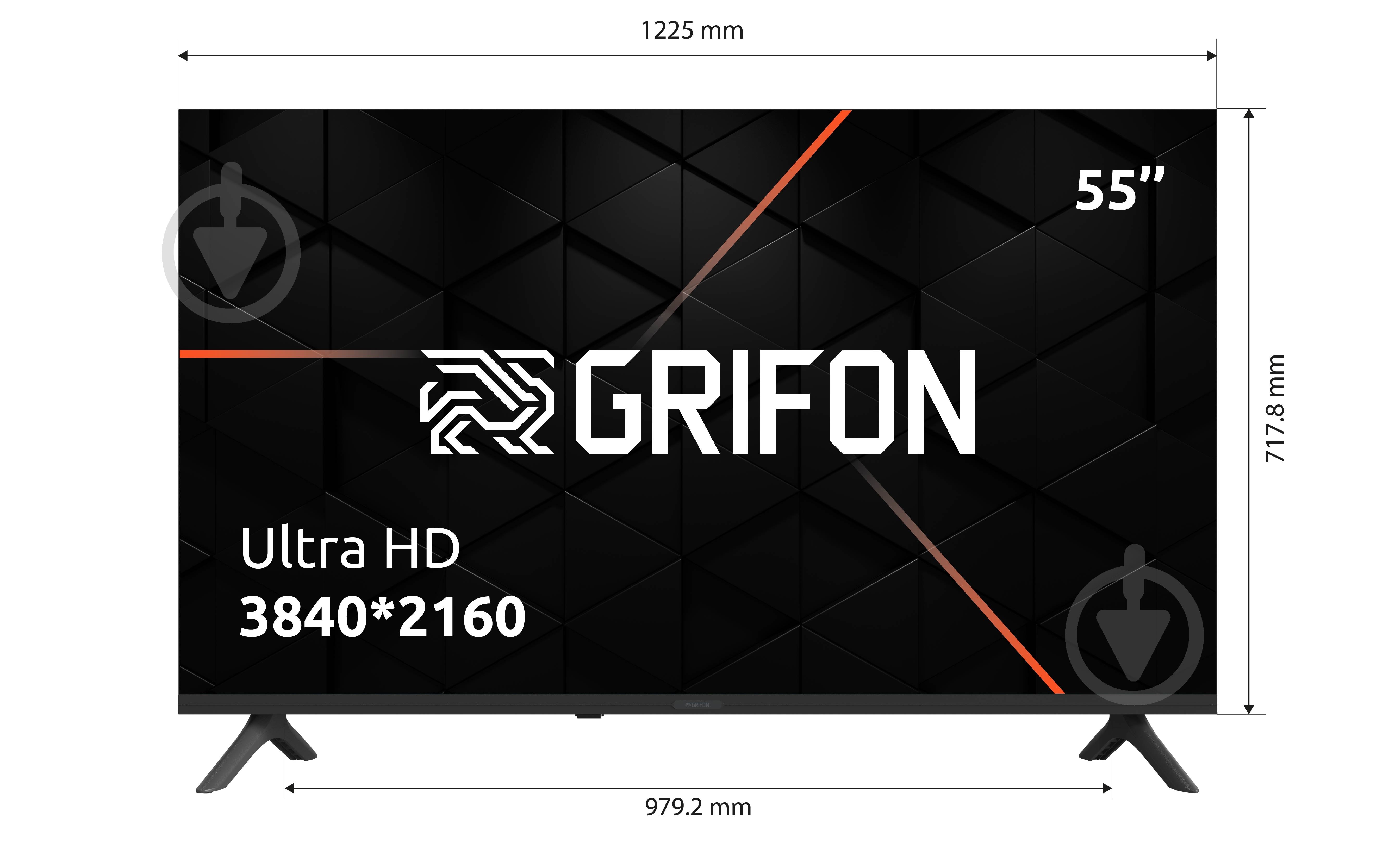 Телевизор Grifon DV55USB Diva - фото 2