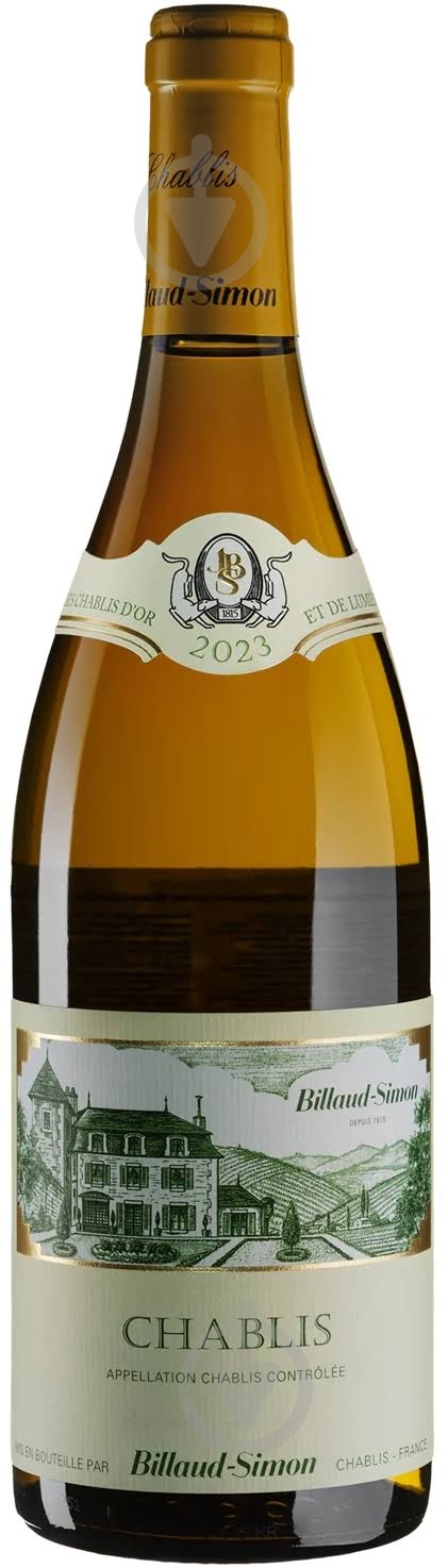 Вино Billaud-Simon Chablis 2023 0,75 л - фото 1