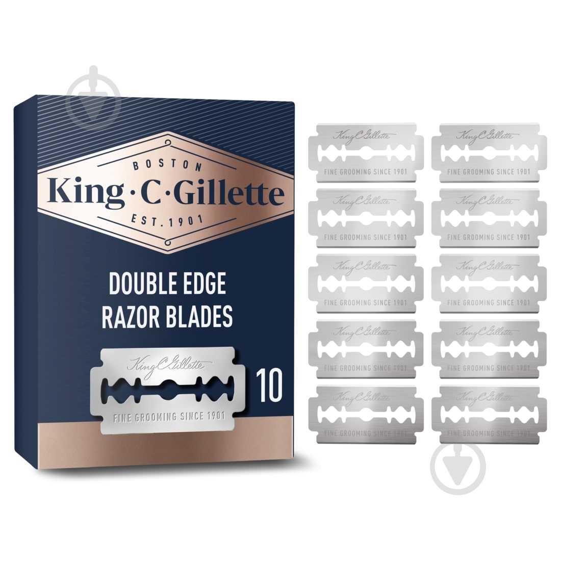Леза змінні GILLETTE King C. 10 шт. - фото 1